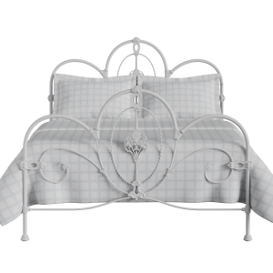 Ballina iron/metal bed in white - Thumbnail