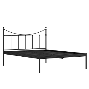 Camden iron/metal bed in black with drawers - Thumbnail