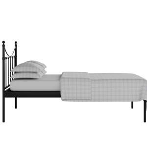 Camden iron/metal bed in black with Juno mattress - Thumbnail
