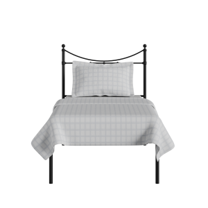 Camden iron/metal single bed in black - Thumbnail