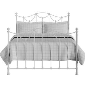 Carie iron/metal bed in white - Thumbnail