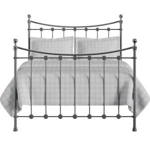Carrick Chromo iron/metal bed in pewter - Thumbnail