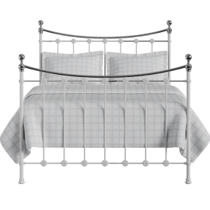 Carrick Chromo iron/metal bed in white - Thumbnail