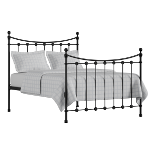 Carrick Solo iron/metal bed in black with Juno mattress - Thumbnail
