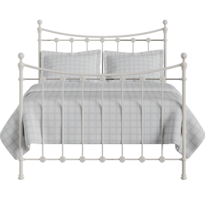 Carrick Solo iron/metal bed in ivory - Thumbnail