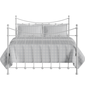 Chatsworth iron/metal bed in white - Thumbnail