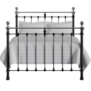 Hamilton Chromo iron/metal bed in black - Thumbnail