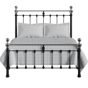 Hamilton Chromo Low Footend Metallbett in Schwarz - Thumbnail