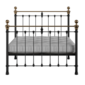 Hamilton lit en métal noir avec matelas - Thumbnail