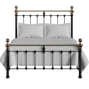 Hamilton Low Footend iron/metal bed in black - Thumbnail