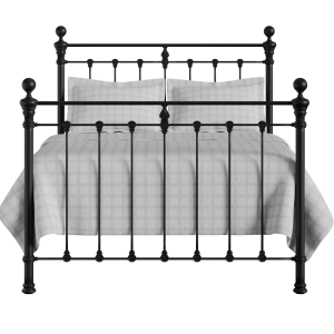 Hamilton Solo iron/metal bed in black - Thumbnail
