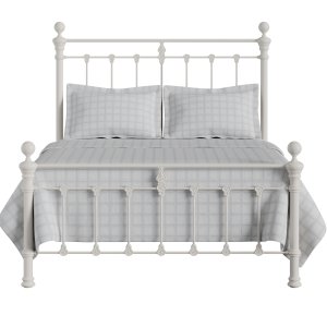 Hamilton Solo Low Footend iron/metal bed in ivory - Thumbnail