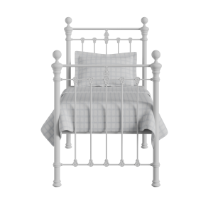 Hamilton Solo iron/metal single bed in white - Thumbnail