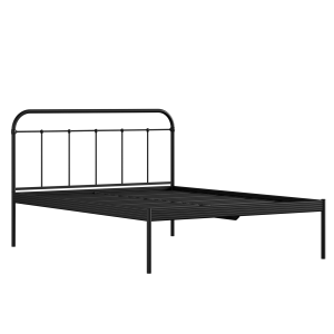 Hampton iron/metal bed in black with drawers - Thumbnail