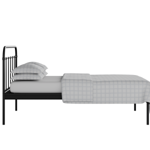 Hampton iron/metal bed in black with Juno mattress - Thumbnail