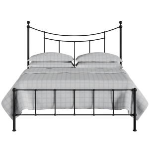 Isabelle iron/metal bed in black - Thumbnail