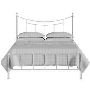 Isabelle iron/metal bed in ivory - Thumbnail
