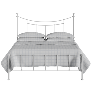 Isabelle iron/metal bed in white - Thumbnail