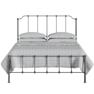 Julia iron/metal bed in pewter - Thumbnail