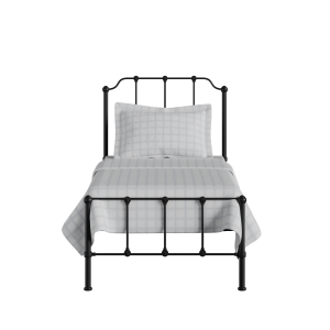 Julia iron/metal single bed in black - Thumbnail