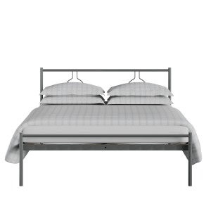 Meiji iron/metal bed in pewter - Thumbnail