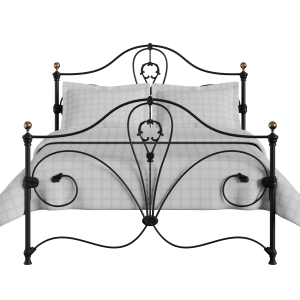 Melrose iron/metal bed in black - Thumbnail