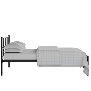 Mortlake iron/metal bed in black with Juno mattress - Thumbnail