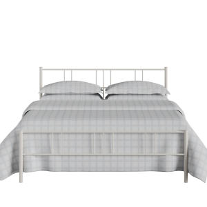 Mortlake iron/metal bed in ivory - Thumbnail