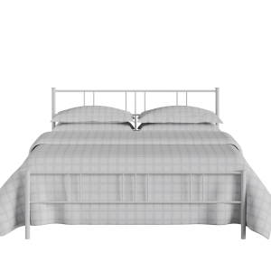 Mortlake iron/metal bed in white - Thumbnail