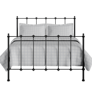 Paris iron/metal bed in black - Thumbnail