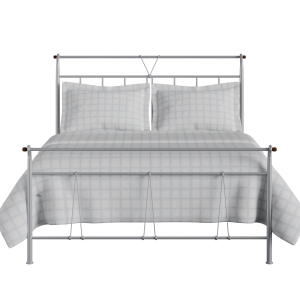 Pellini iron/metal bed in silver - Thumbnail
