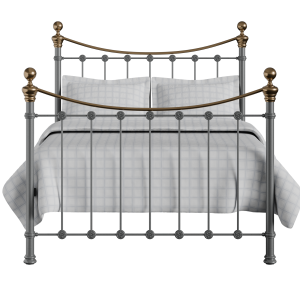Selkirk iron/metal bed in pewter - Thumbnail