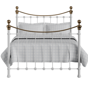 Selkirk iron/metal bed in white - Thumbnail
