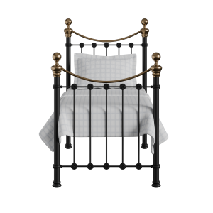 Selkirk iron/metal single bed in black - Thumbnail