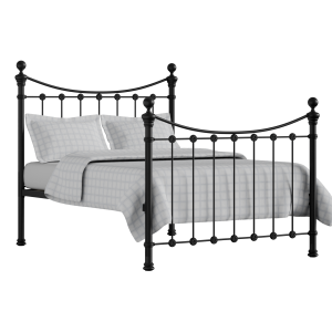 Selkirk Solo iron/metal bed in black with Juno mattress - Thumbnail