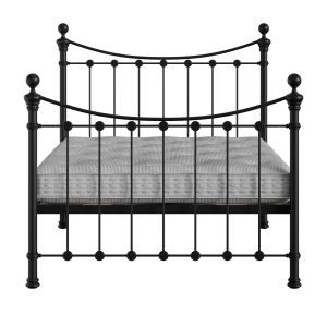 Selkirk Solo iron/metal bed in black with Juno mattress - Thumbnail
