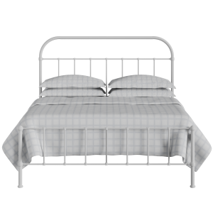 Solomon iron/metal bed in white - Thumbnail