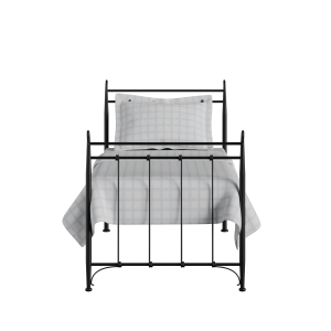 Tiffany iron/metal single bed in black - Thumbnail