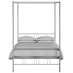 Toulon iron/metal bed in silver - Thumbnail