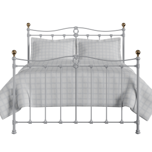 Tulsk iron/metal bed in silver - Thumbnail