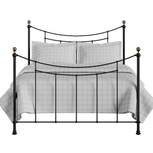 Virginia iron/metal bed in black - Thumbnail