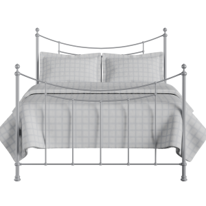 Winchester iron/metal bed in silver - Thumbnail