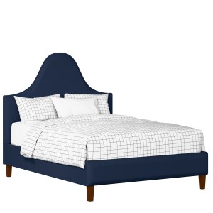 Beverley upholstered bed in oxford blue fabric - Thumbnail