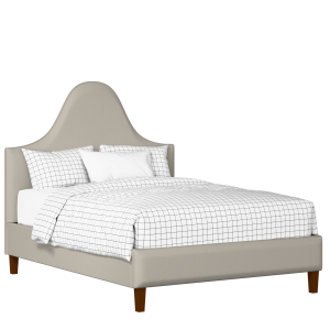 Beverley upholstered bed in Silver fabric with Juno mattress - Thumbnail