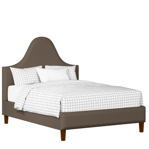 Beverley upholstered bed in storm grey fabric - Thumbnail