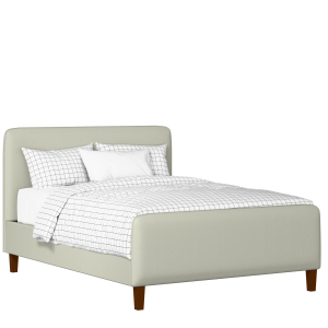 Broughton upholstered bed in mineral fabric - Thumbnail
