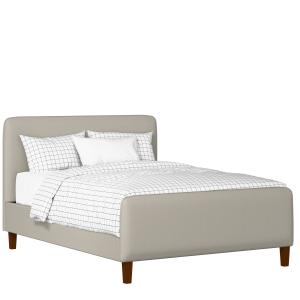 Broughton upholstered bed in Silver fabric with Juno mattress - Thumbnail