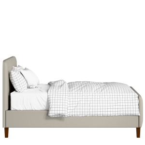 Broughton upholstered bed in Silver fabric with Juno mattress - Thumbnail