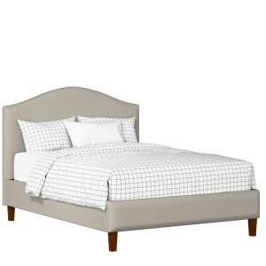 Burley Slim upholstered bed in Silver fabric with Juno mattress - Thumbnail