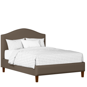 Burley Slim upholstered bed in storm grey fabric - Thumbnail